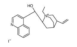 (R)-(5-ethenyl-1-ethyl-1-azoniabicyclo[2.2.2]octan-2-yl)-quinolin-4-ylmethanol,iodide结构式