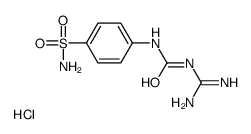 1-(diaminomethylidene)-3-(4-sulfamoylphenyl)urea,hydrochloride Structure