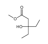 methyl 3-ethyl-3-hydroxypentanoate Structure