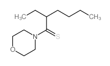 2-ethyl-1-morpholin-4-yl-hexane-1-thione结构式