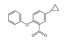 2-nitro-4-cyclopropylphenyl phenyl ether Structure