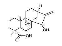 (4R,15R)-9,15-Dihydroxykaur-16-en-18-oic acid structure