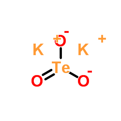 Dipotassium tellurite Structure