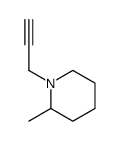 2-methyl-1-prop-2-ynylpiperidine结构式