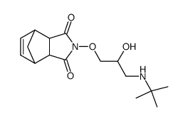 N-(3-tert-Butyl-2-hydroxypropyl)oxy)-5-norbornene-2,3-dicarboximide Structure