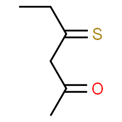 2-Hexanone, 4-thioxo- (9CI) structure