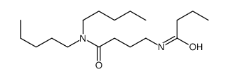 4-(butanoylamino)-N,N-dipentylbutanamide Structure