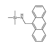 1-anthracen-9-yl-N-trimethylsilylmethanamine结构式