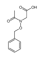 2-[acetyl(phenylmethoxy)amino]acetic acid结构式