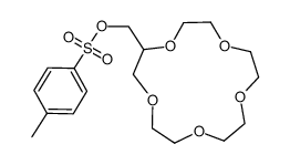 hydroxymethyl-15-crown-5 toluene-p-sulphonate结构式