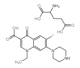 NORFLOXACIN GLUTAMATE结构式