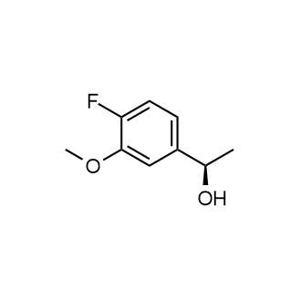 (R)-1-(4-Fluoro-3-methoxyphenyl)ethan-1-ol structure