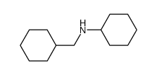 N-(Cyclohexylmethyl)cyclohexanamine结构式