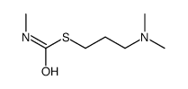 S-[3-(dimethylamino)propyl] N-methylcarbamothioate Structure