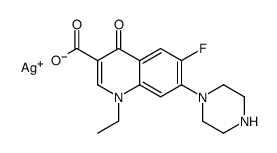 silver norfloxacin Structure