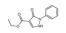 3-氧代-2-苯基-2,3-二氢-1H-吡唑-4-羧酸乙酯结构式