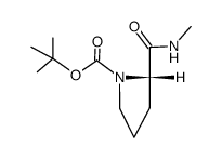 Boc-L-Pro-NHMe Structure