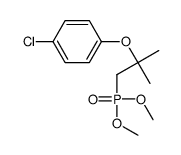 1-chloro-4-(1-dimethoxyphosphoryl-2-methylpropan-2-yl)oxybenzene结构式