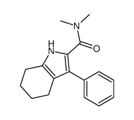 N,N-dimethyl-3-phenyl-4,5,6,7-tetrahydro-1H-indole-2-carboxamide Structure