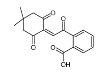 2-[2-(4,4-dimethyl-2,6-dioxocyclohexylidene)acetyl]benzoic acid Structure