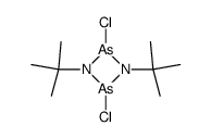 1,3-di-tert-butyl-2,4-dichloro-1,3,2,4-diazadiarsetidine结构式