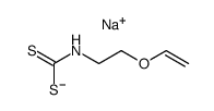 sodium N-(2-vinyloxyethyl)dithiocarbamate Structure