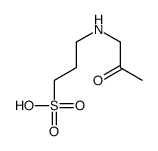 3-(2-oxopropylamino)propane-1-sulfonic acid Structure