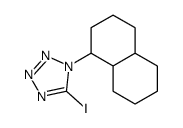 1-(1,2,3,4,4a,5,6,7,8,8a-decahydronaphthalen-1-yl)-5-iodotetrazole Structure