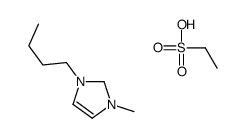 3-butyl-1-methyl-1,2-dihydroimidazol-1-ium,ethanesulfonate Structure