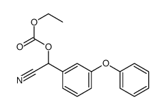 [cyano-(3-phenoxyphenyl)methyl] ethyl carbonate Structure