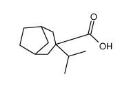 3-propan-2-ylbicyclo[3.2.1]octane-3-carboxylic acid结构式