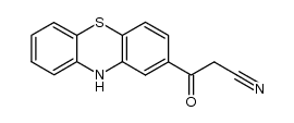 3-oxo-3-phenothiazin-2-yl-propionitrile Structure