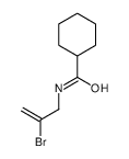 N-(2-bromoprop-2-enyl)cyclohexanecarboxamide Structure