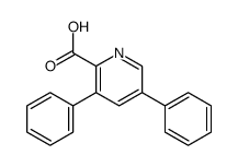 3,5-diphenylpyridine-2-carboxylic acid structure