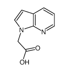 2-{1H-pyrrolo[2,3-b]pyridin-1-yl}acetic acid structure