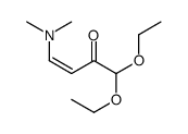 4-(dimethylamino)-1,1-diethoxybut-3-en-2-one结构式