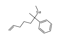 6-methylseleno-6-phenyl-1-heptene Structure