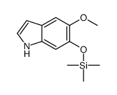 (5-methoxy-1H-indol-6-yl)oxy-trimethylsilane结构式