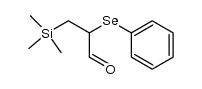 2-(Phenylseleno)-3-(trimethylsilyl)propanal Structure