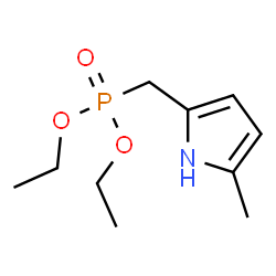 [(5-Methyl-1H-pyrrol-2-yl)methyl]phosphonic acid diethyl ester structure