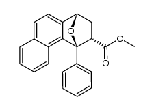 methyl 1,4-epoxy-1,2,3,4-tetrahydro-1-phenyl-2-endo-phenanthrenecarboxylate Structure