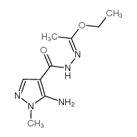 N-[((5-氨基-1-甲基-1H-吡唑-4-基)-羰基]乙基肼基甲酸乙酯图片