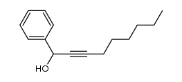 (+/-)-1-phenylnon-2-yn-1-ol Structure