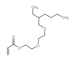 DI(ETHYLENE GLYCOL) 2-ETHYLHEXYL ETHER ACRYLATE structure