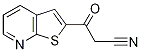 3-Oxo-3-thieno[2,3-b]pyridin-2-ylpropanenitrile结构式