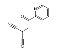 2-(2-oxo-2-pyridin-2-ylethyl)propanedinitrile结构式