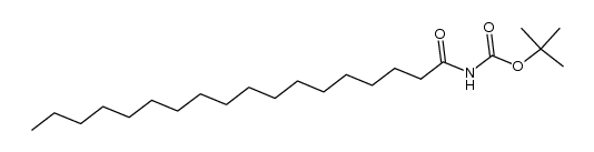 tert-butyl stearoylcarbamate Structure