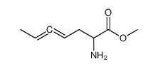 4,5-Heptadienoic acid,2-amino-,methyl ester结构式