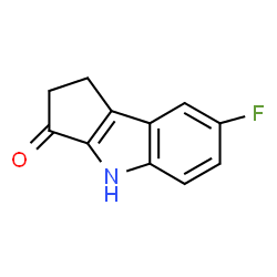 7-Fluoro-1,4-dihydro-2H-cyclopenta[b]indol-3-one structure