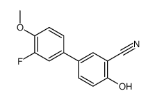 5-(3-fluoro-4-methoxyphenyl)-2-hydroxybenzonitrile结构式